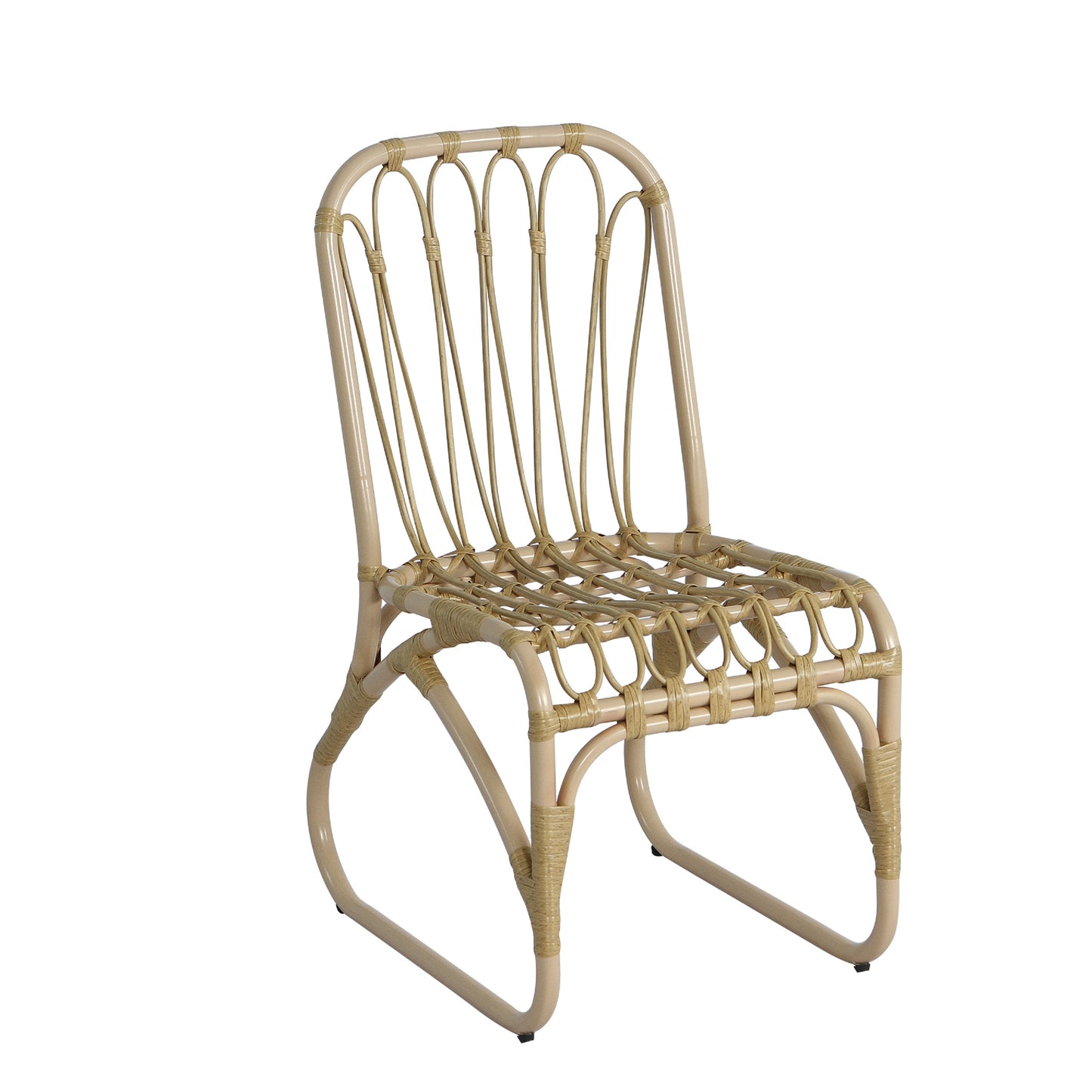 Set of 2 Outdoor PE Wicker Dining Chairs with Washable Cushions – Patio, Garden, Poolside, Grey